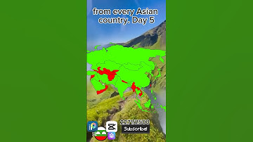 From every Asian country. Day 5#like #subscribers #mapper #asia  #mapchart #mapchart #mapping #map