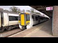 3x British Rail Class 387/3 c2c Electrostar units pass Chalkwell on an ECS move with tone [4K 60fps]