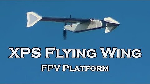 New Flying Wing for FPV - Introduction, Details & Maiden Flight