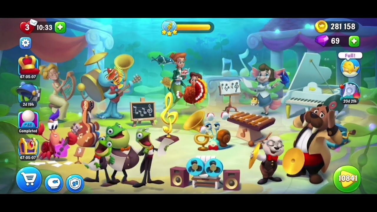 Fishdom 10841 Level - NO 💣🧨💥