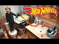 HOT WHEELS NO BANHEIRO!! Corrida de Carros na Pista Track Builder - Hotwheels in the Bathroom