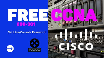 CCNA ||10|| HOW TO SET A LINE-CONSOLE PASSWORD ON A CISCO ROUTER.