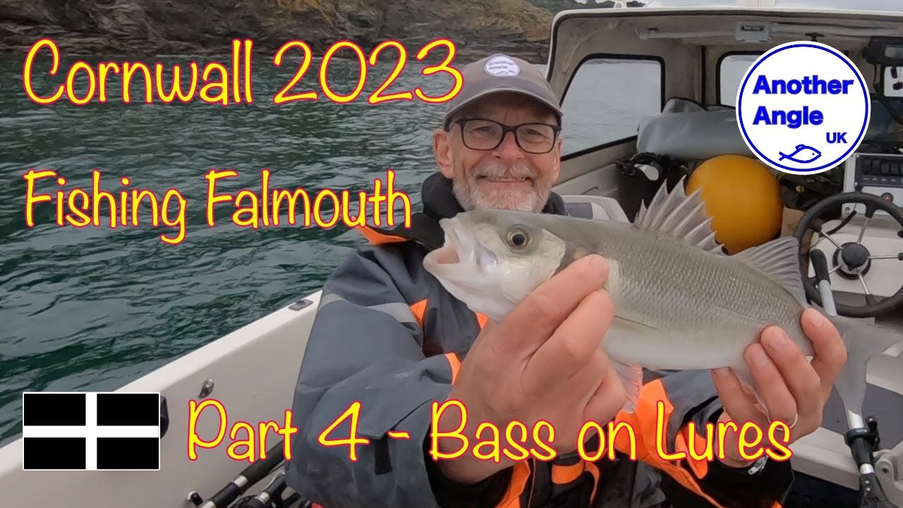 Cornwall 2023 Fishing Falmouth Part 4 Lure Fishing for Bass. YouTube