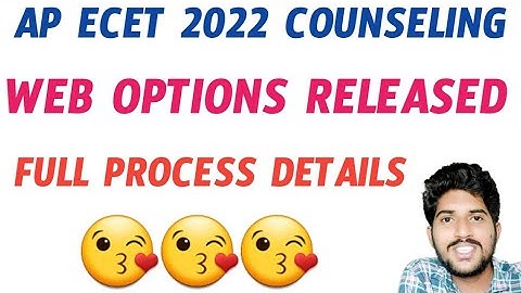Ap Ecet 2022 Web Options Released full process details | bsd telugu tech