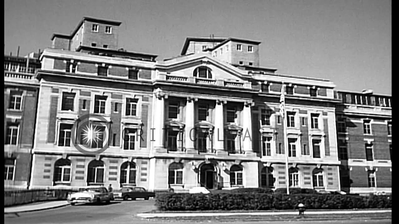 Students enter and leave campus and attend classes at a campus in New York, Unite...HD Stock Footage