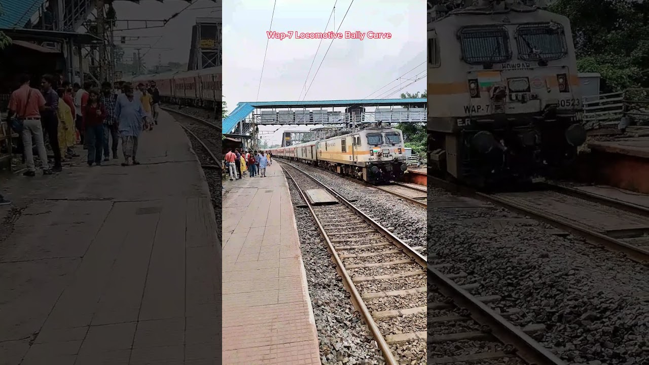 Wap-7 Locomotive Bally Curve