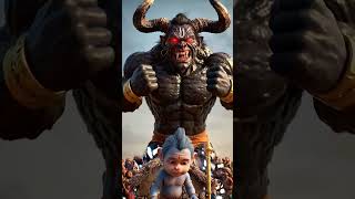 Made the Best Hut? Hanuman or Demon 🏠#ai #video #hanuman #shorts