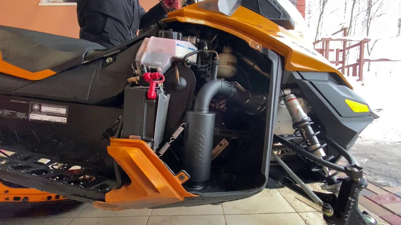 Ski-Doo | Stock vs. GGB | Exhaus | Ceramic Mountain Muffler | 2013-2017 | 762-1253 | BRP