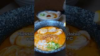 NYC hidden gem ramen restaurant! #nyceats #ramen
