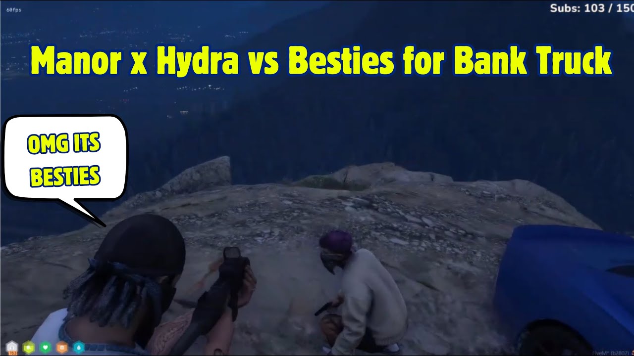 Manor x Hydra vs Besties 5v6 after Bank Truck (James POV) | Manor No Pixel 4.0