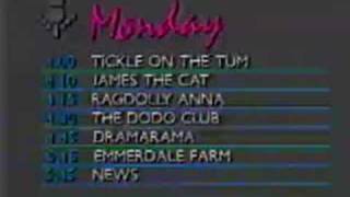 Scottish TV Closedown,  circa summer 1987