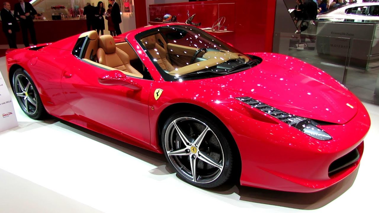 2014 Ferrari 458 Spider Exterior And Interior Walkaround 2014 Geneva Motor Show