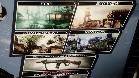 CALL OF DUTY GHOSTS: DLC 1 MAP NAMES (Fog, Ignition Etc) + DLC SNIPER AND ASSUALT RIFLE!