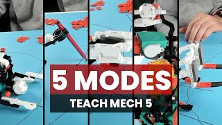 All 5 Modes Snap Circuits Teach Tech Mech 5 Coding Robot