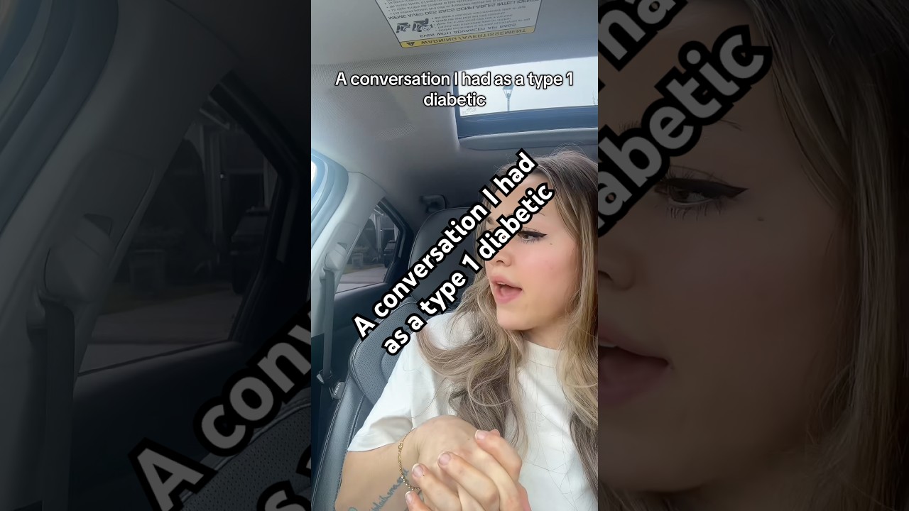 A conversation I had as a type 1 diabetic #t1diabetes #type1diabetes