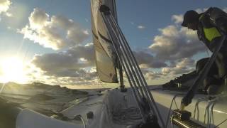 Weta autumn sailing to Pedassaare island