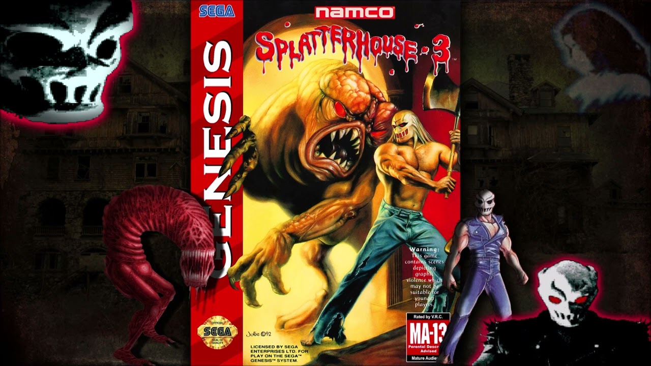Splatterhouse 3 -06- Cannibal Boss Intro (SEGA GEN/MD) - OST
