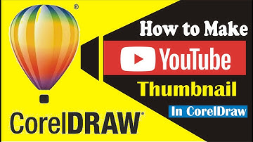 How to create custom thumbnail for youtube videos in CorelDraw | Urdu/Hindi |informative vedios |