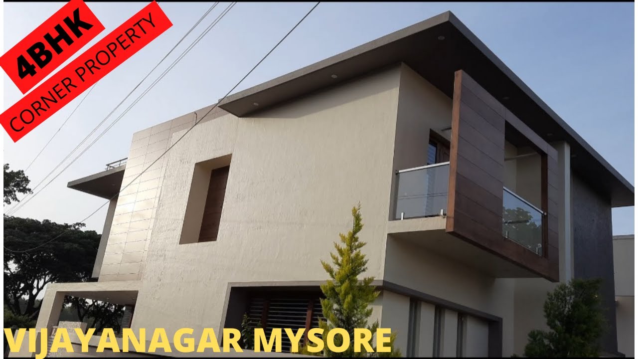 NEW CORNER SALE HOUSE// 4BHK VIJAYANAGAR MYSORE(8971549749)