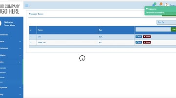 Tax Management - Free CRM Software System - phpcrm.com