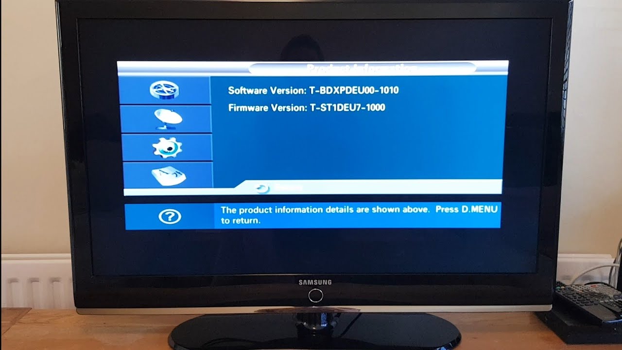 Samsung LE40M87BDX TV Freeview DTV Update YouTube