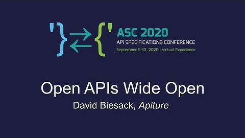 Open APIs Wide Open