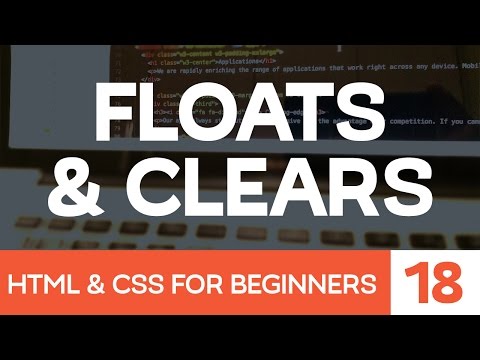 HTML & CSS for Beginners Part 18: How Floats and Clears work