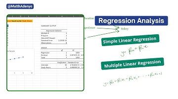 Regression Analysis In Excel