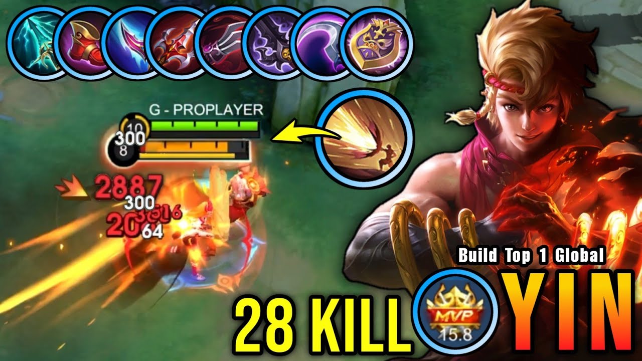 28 Kills!! Yin New Broken Build is Finally Here!! - Build Top 1 Global ...