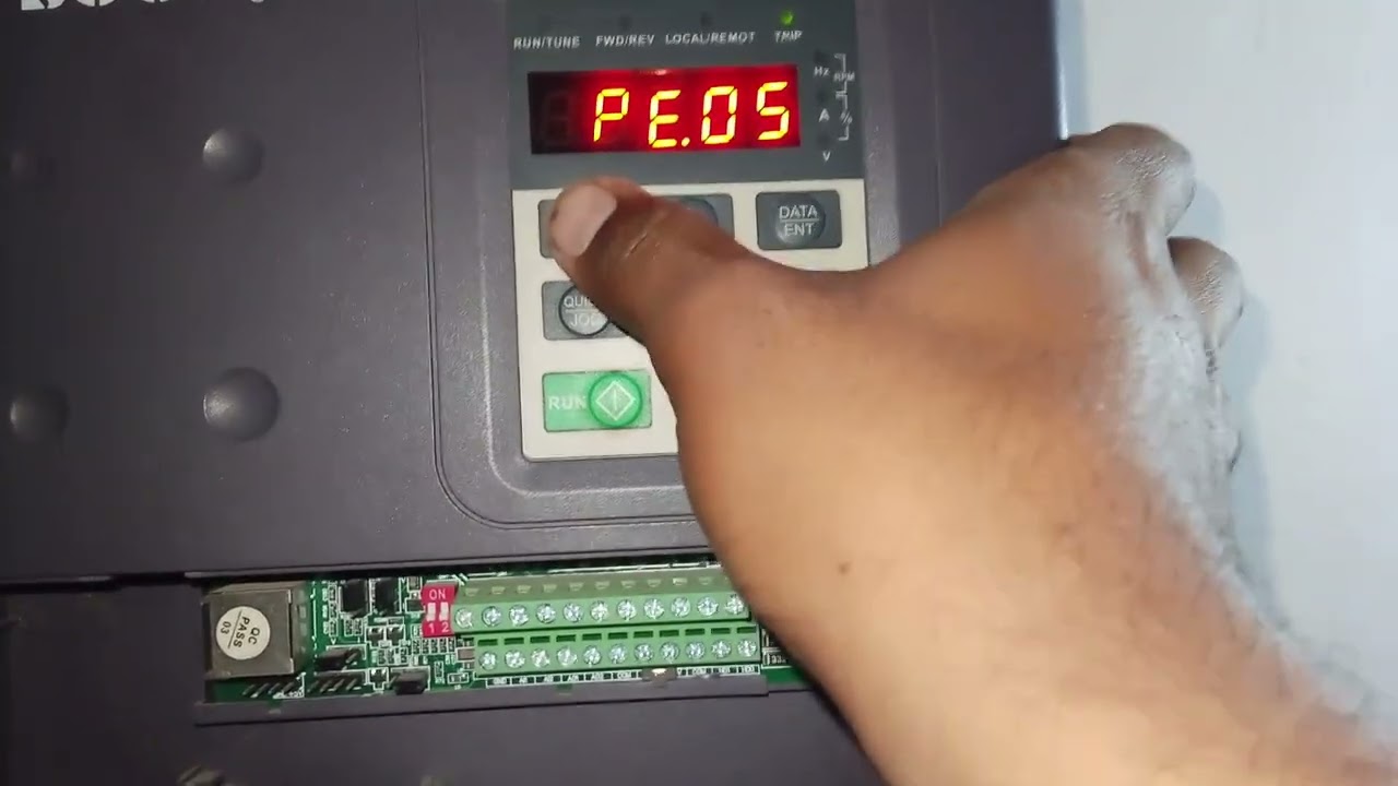 How to run vfd single phase 220volts wapda