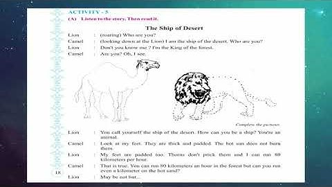 STD 6 ENGLISH SEM 2 UNIT 1 The ship of desert Act-5(A)