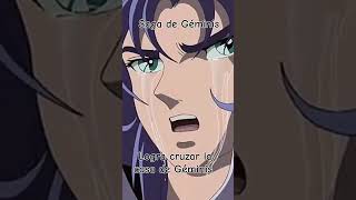Saga se da cuenta que su gemelo cuida la casa de Géminis - Los caballeros del zodiaco