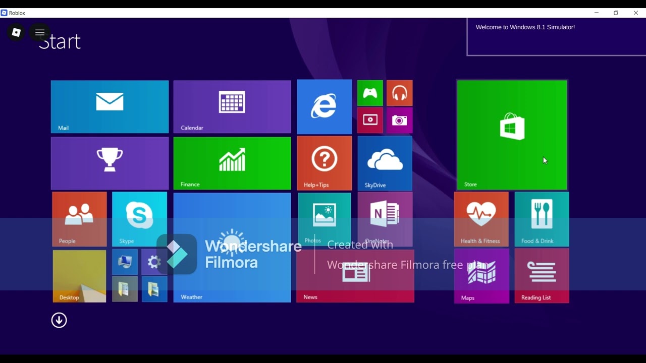 Playing RobloxS games-Windows OS s  (8.1 and 10)    Part 3