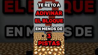 ¿Puedes adivinar este bloque? 5 #minecraft #reto #viral #shortvideo #shorts