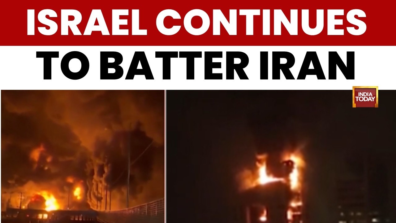 Israel Strikes Iran's Oil Infrastructure; High-Rise Fire In Kuwait Amid Drone Attacks | Iran War