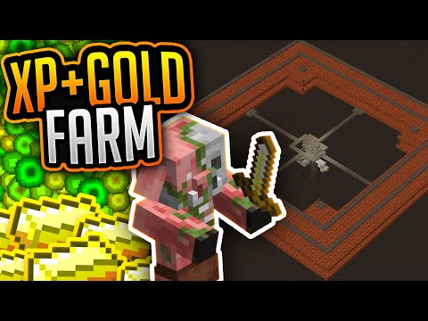 Gold & XP Farm (Tutorial) ✨ Level 0-30 in 74 Sekunden! ✨Minecraft 1.19 ✨ ErikOnHisPeriod