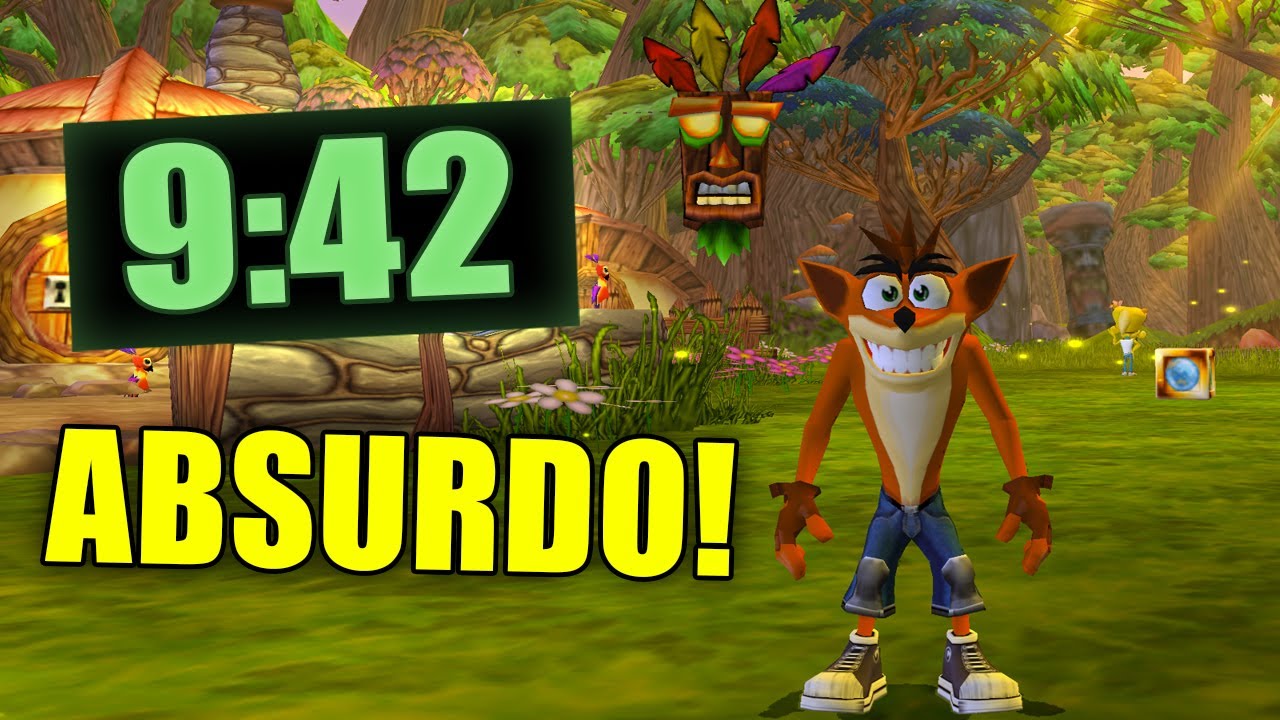 A SPEEDRUN DE CRASH TWINSANITY É TÃO PERFEITA QUE ME SENTI UM HOMINÍDEO