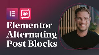 Celebrity Elementor Alternating Post Blocks - WordPress Tutorial Profile