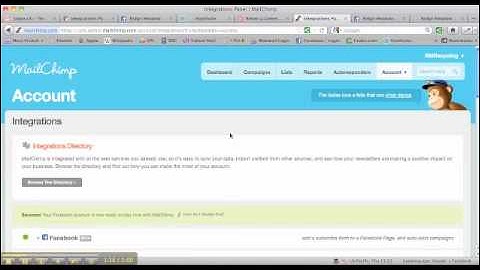 Installing a MailChimp Signup on your FB Page.mov