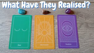 WHAT HAVE THEY REALISED ABOUT YOU AND THE CONNECTION? PICK A CARD . TIMELESS LOVE TAROT.