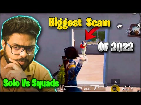 Biggest Scam🤫 of 2022 They are Very Angry😡 On Me BGMI | Solo vs Squads Highlights BGMI