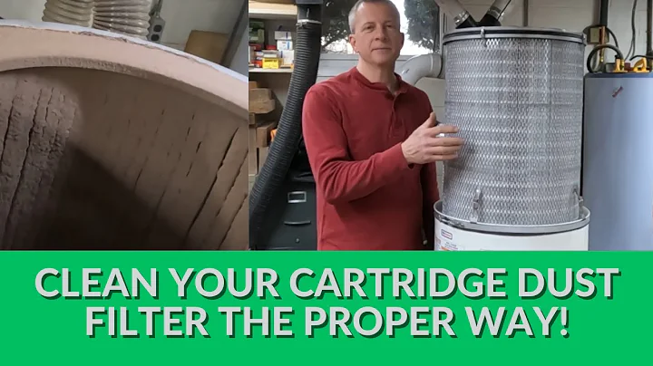 Clean your cartridge dust collector filter the proper way!