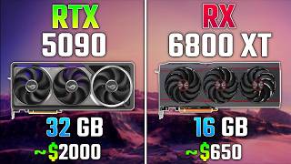 RTX 5090 vs RX 6800 XT | Test in 7 Games