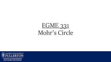 EGME-331: Mohr