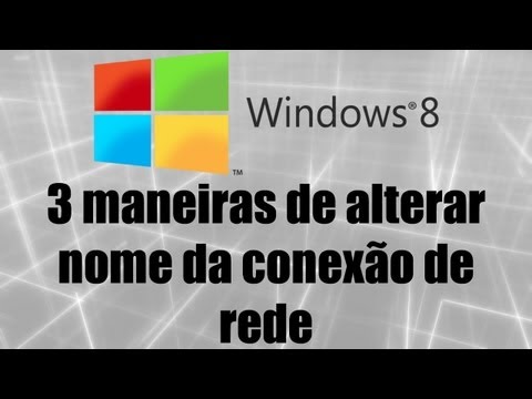 Vídeo: Como Alterar O Nome Da Rede No Windows 7