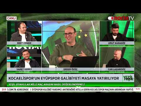 Kocaelispor'un Eyüpspor Galibiyeti Masaya Yatırılıyor | Erdem Övüç İle Yeşil Siyah | 06.10.2025