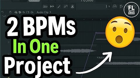 2 BPM in One Song in FL Studio 🎧 | Change Tempo Without Messing Audio | FL With SAM