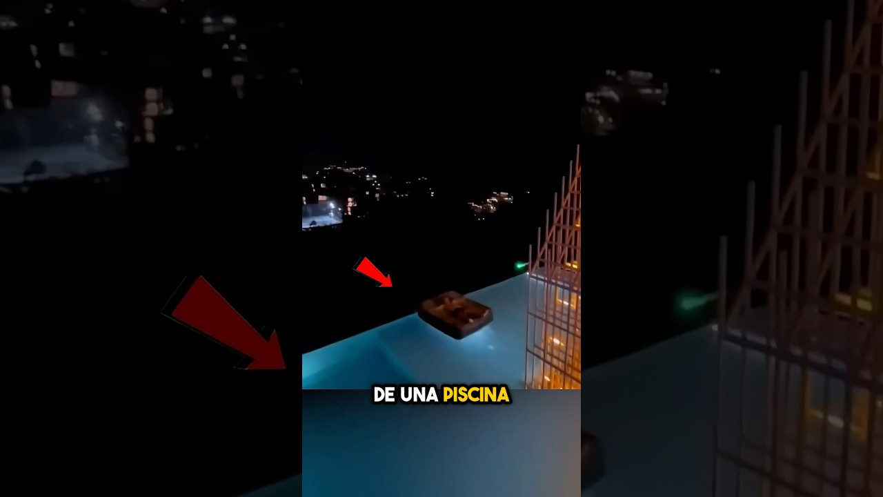 Qué pasaría si alguien se cayera de una piscina infinita‼️