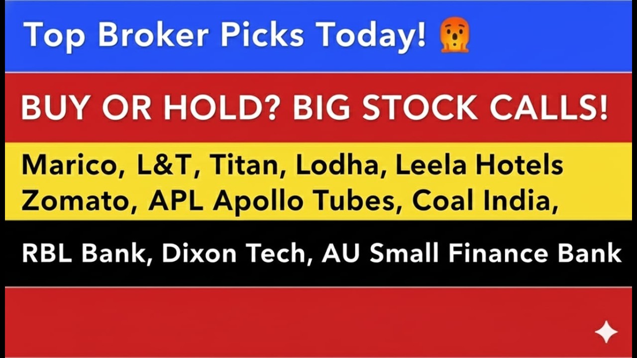 Marico, L&T, Titan, Lodha, Leela Hotels and APL Apollo Tubes shares latest news | Today's news