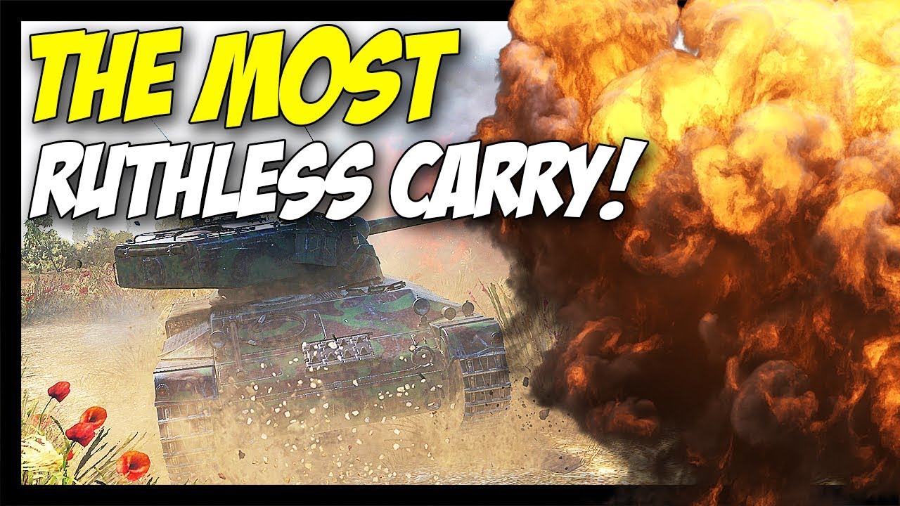 RUTHLESS CARRY, WOW! :O - World of Tanks Epic Battles - YouTube